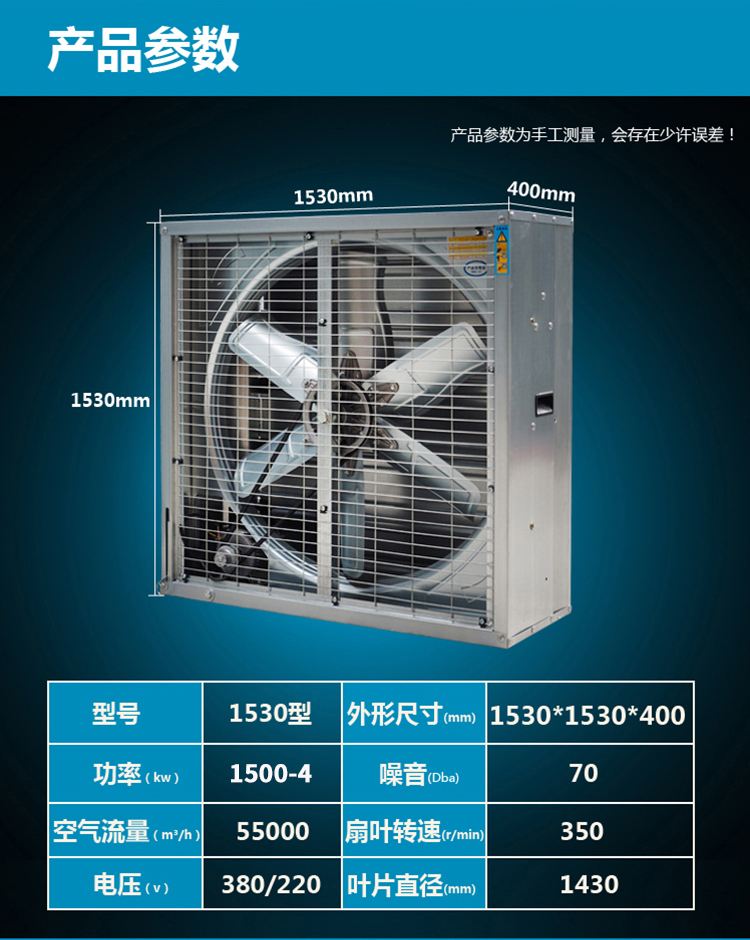 負壓風機 工業降溫通風的強力解決方案——以1530型為例